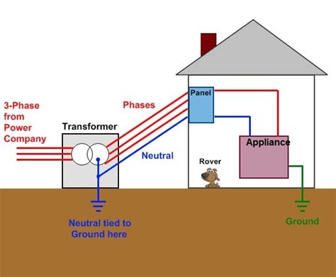 electrical box proper connection of ground and neutral cable|grounded vs neutral electrical.